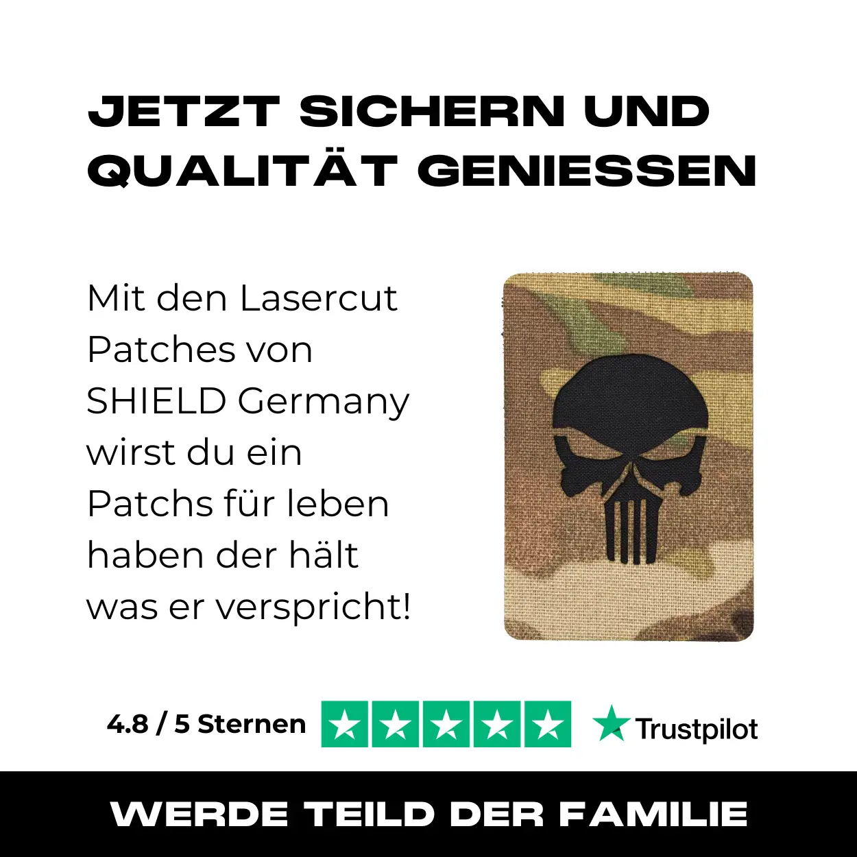 Lasercut Patch - Punisher - Multicam Hell - Image 7