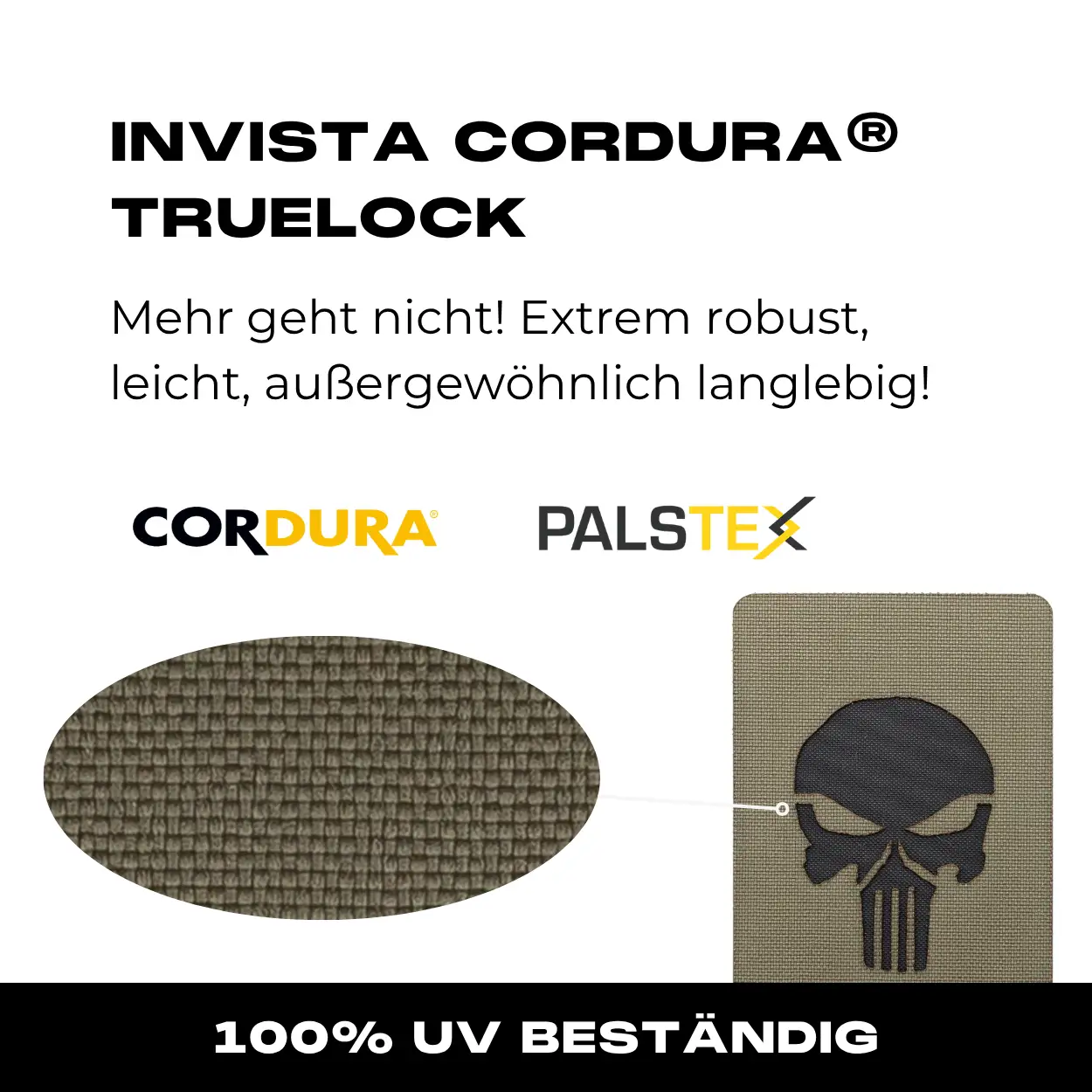Lasercut Patch - Punisher - Steingrau Oliv - Image 5