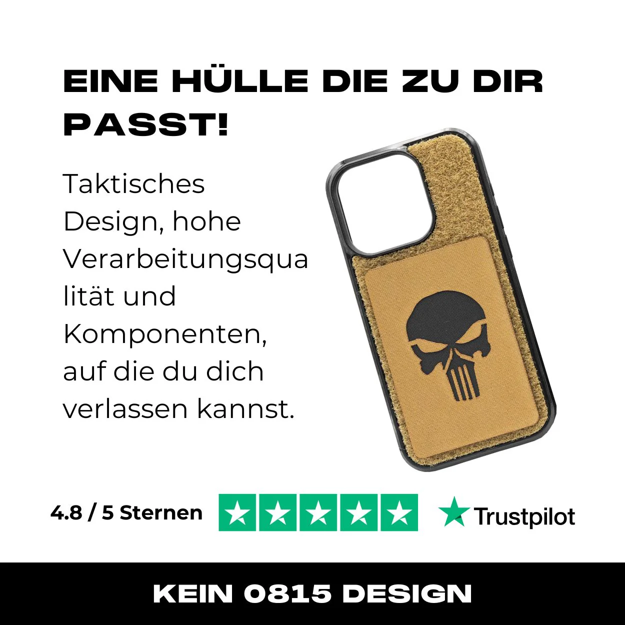 Tactical Case mit Coyote Flauschklett - iPhone 14 Reihe - Image 7