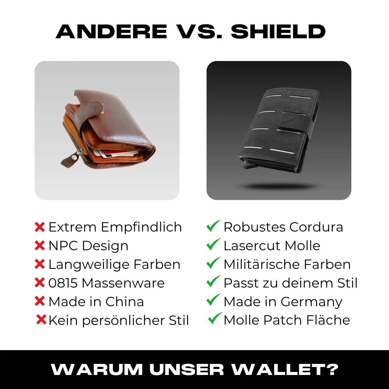 Tactical Wallet MK2 - Schwarz - Image 10