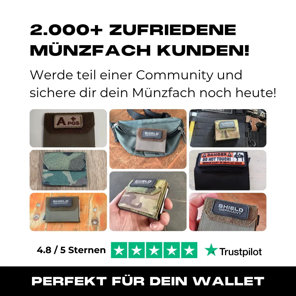 Tactical Wallet Münzfach - Wolfgrey - Image 10